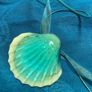 COPY - Unique Murano Glass Seashell Lovers Neckla…